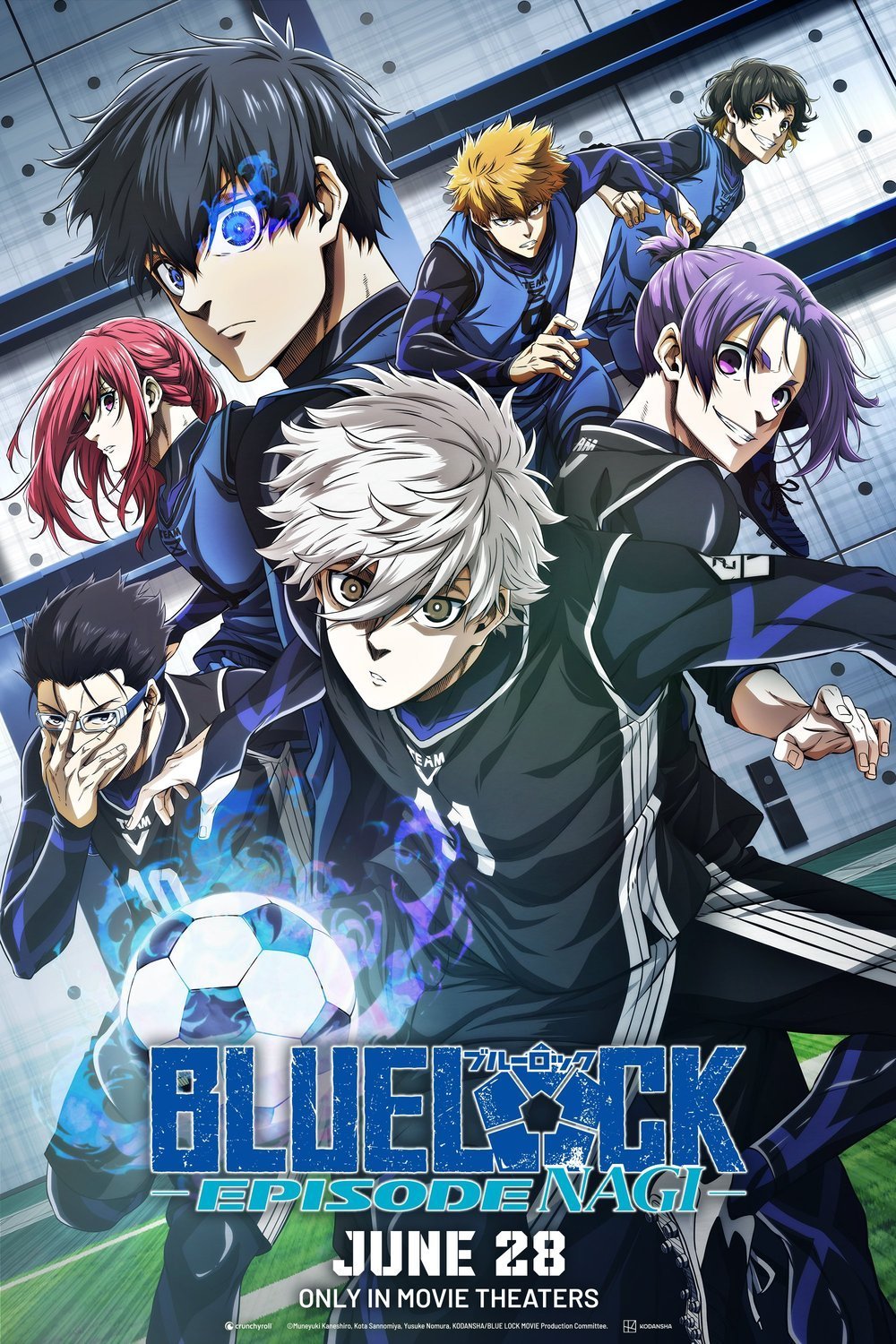 L'affiche du film Blue Lock: Episode Nagi [2024]