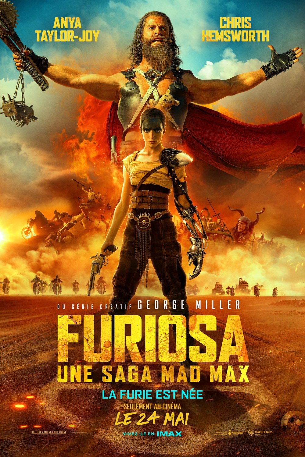 L'affiche du film Furiosa: une saga Mad Max