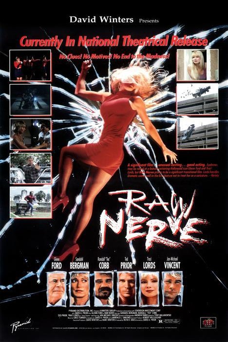 L'affiche du film Raw Nerve [1991]