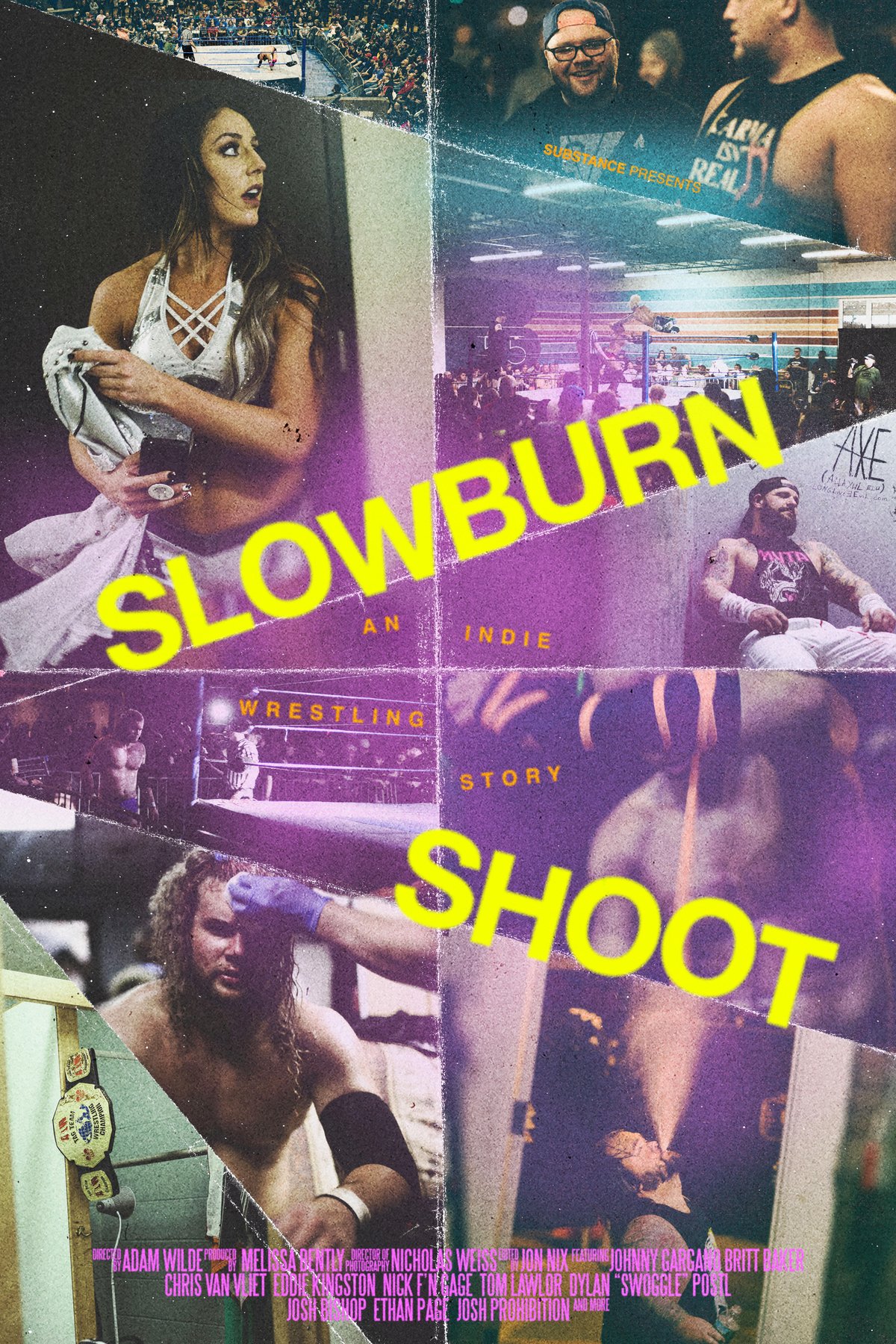 L'affiche du film Slowburn Shoot: An Indie Wrestling Story [2026]