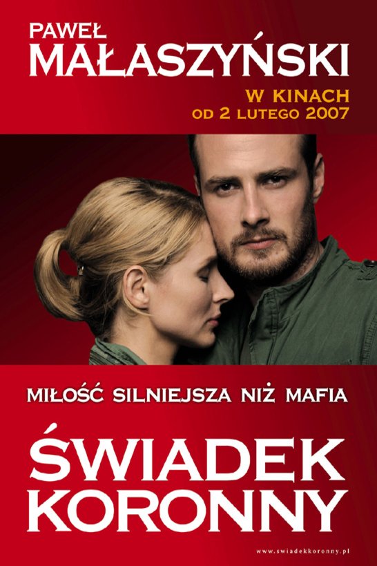 Polish poster of the movie The Crown Witness