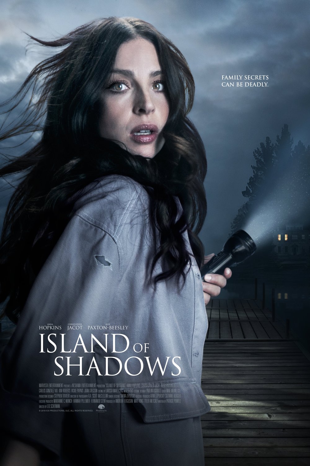 L'affiche originale du film Island of Shadows en anglais