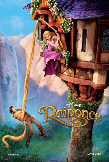 L'affiche du film Raiponce