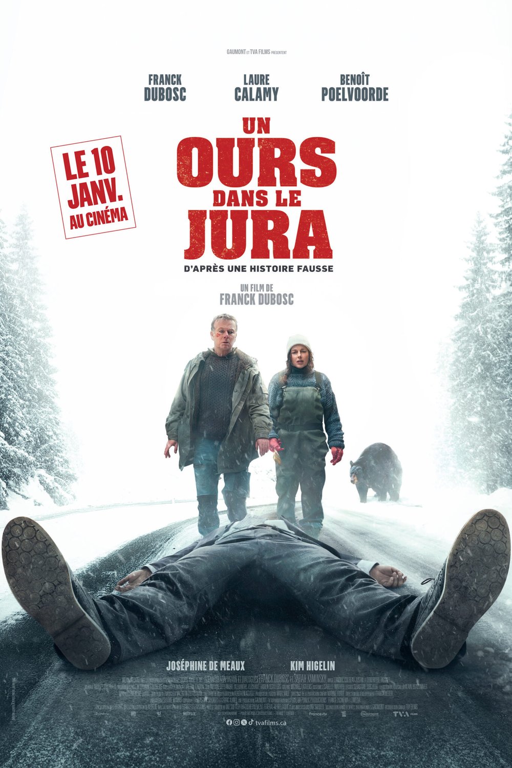 L'affiche du film Un ours dans le Jura