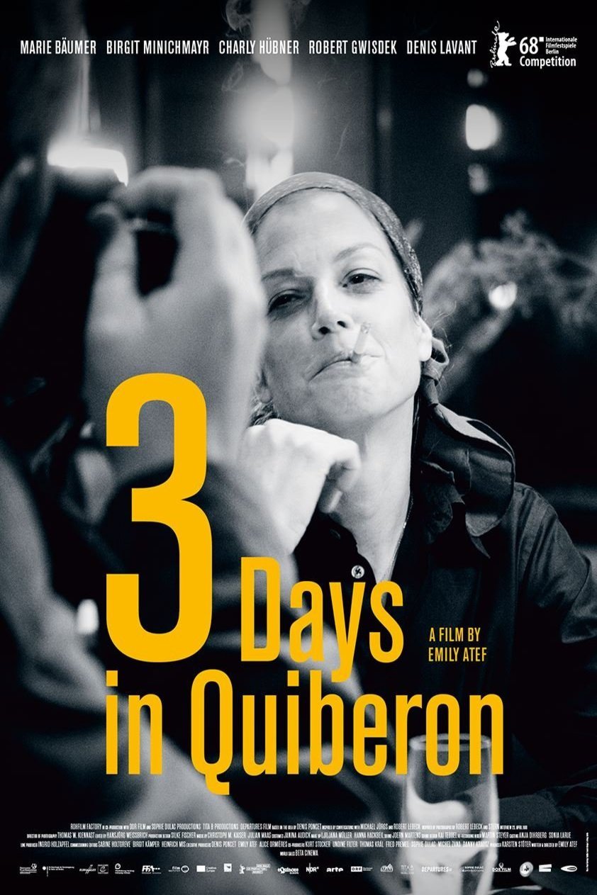 L'affiche du film 3 jours à Quiberon [2018]
