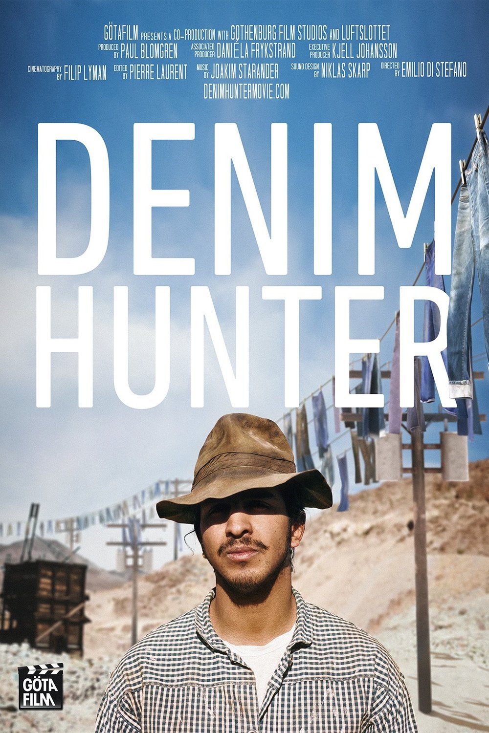 L'affiche originale du film Denim Hunter en suédois