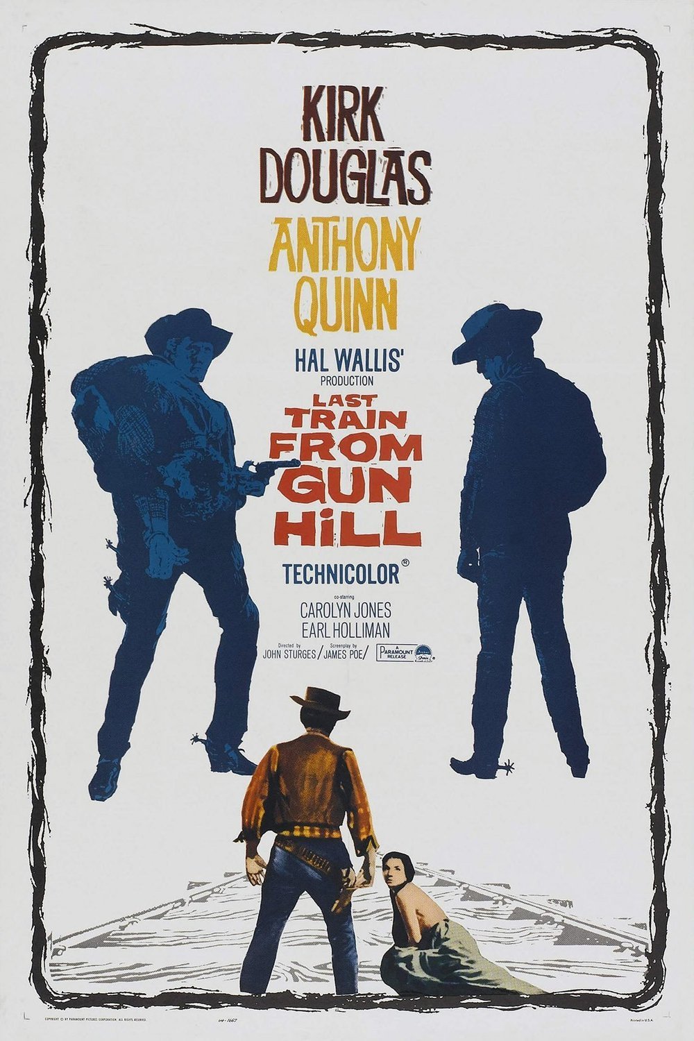 L'affiche du film Last Train from Gun Hill [1959]