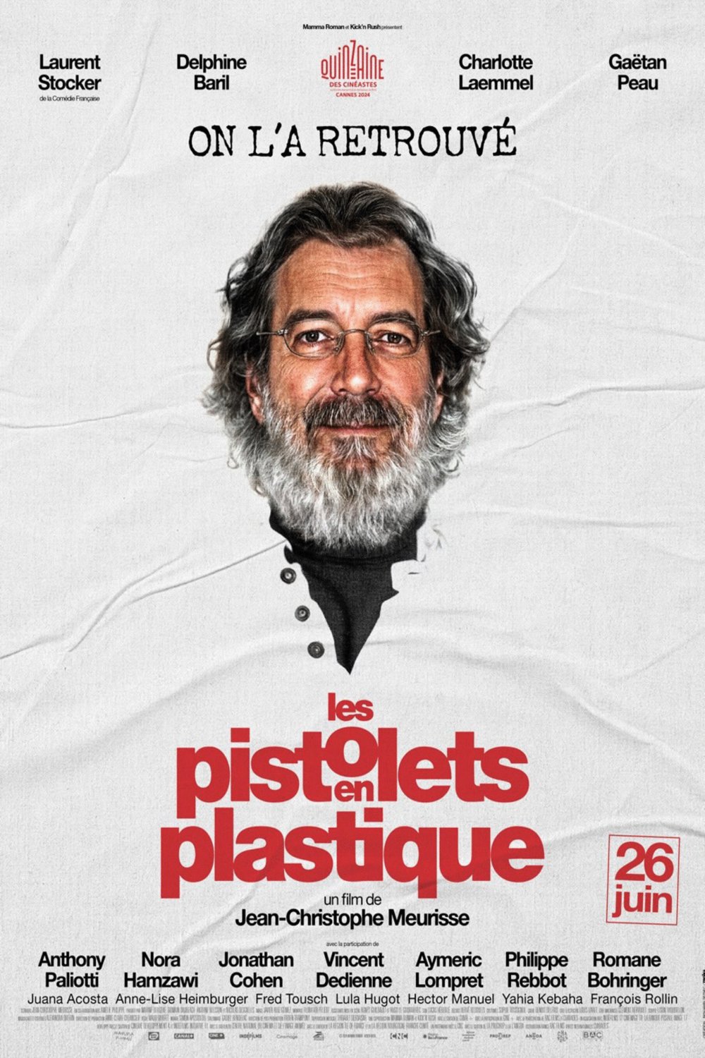 L'affiche du film Les pistolets en plastique [2024]
