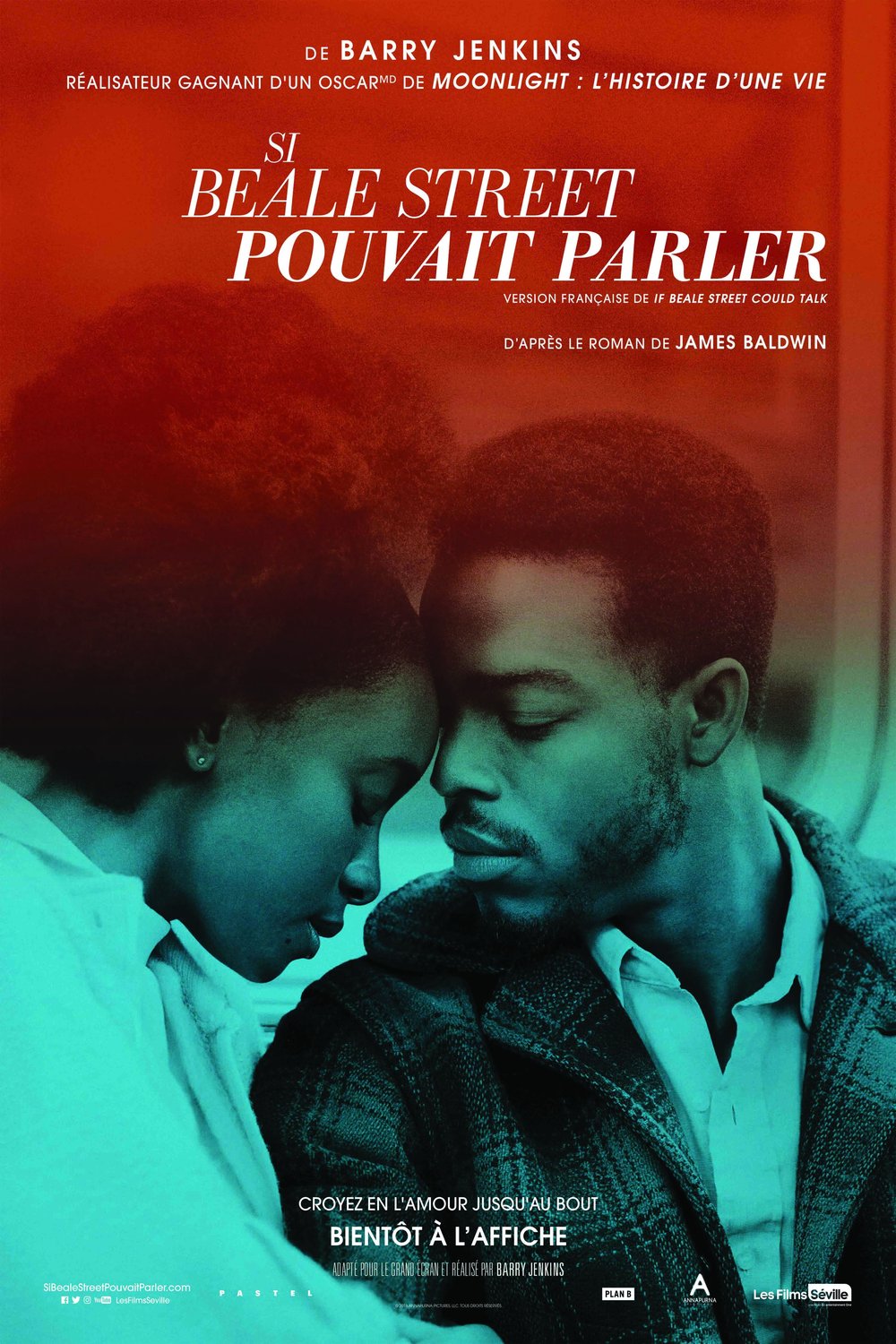 L'affiche du film Si Beale Street pouvait parler