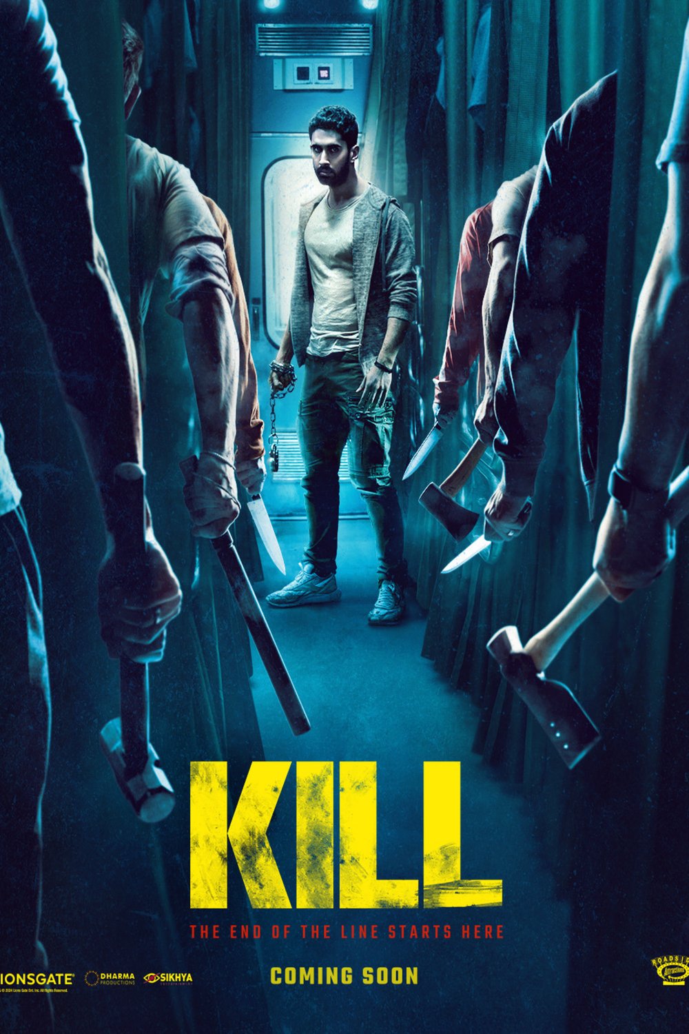 Hindi poster of the movie Kill