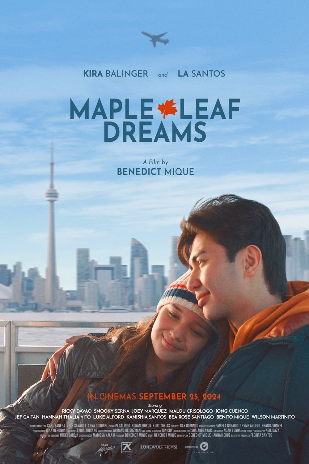 Tagalog poster of the movie Maple Leaf Dreams