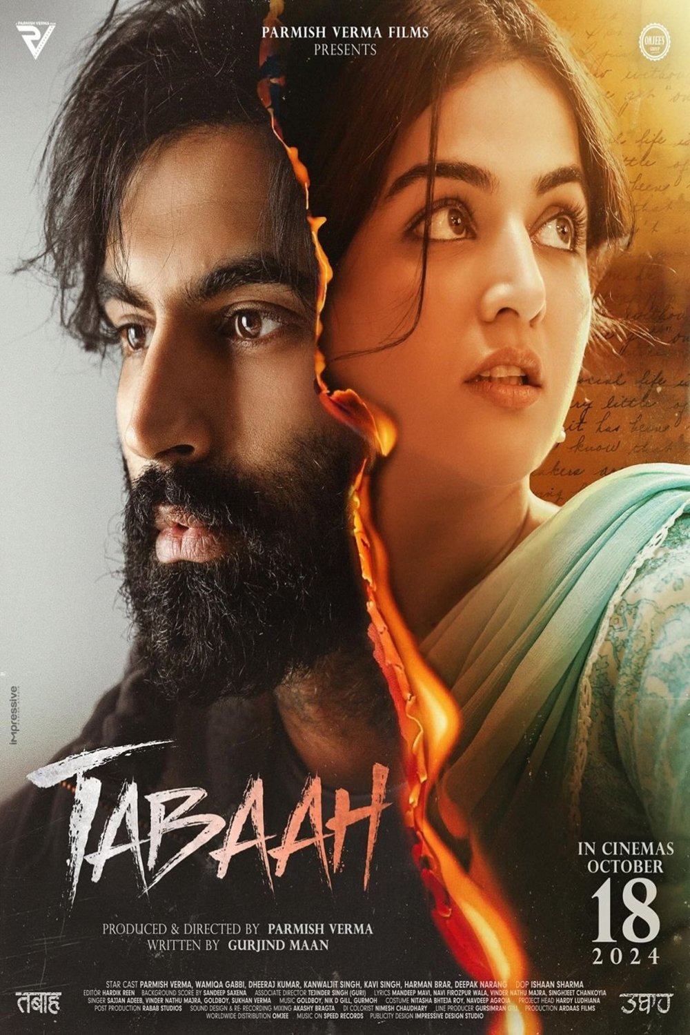 Poster of the movie Tabaah [2024]