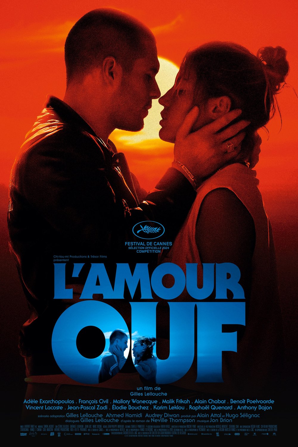 L'affiche du film L'amour ouf