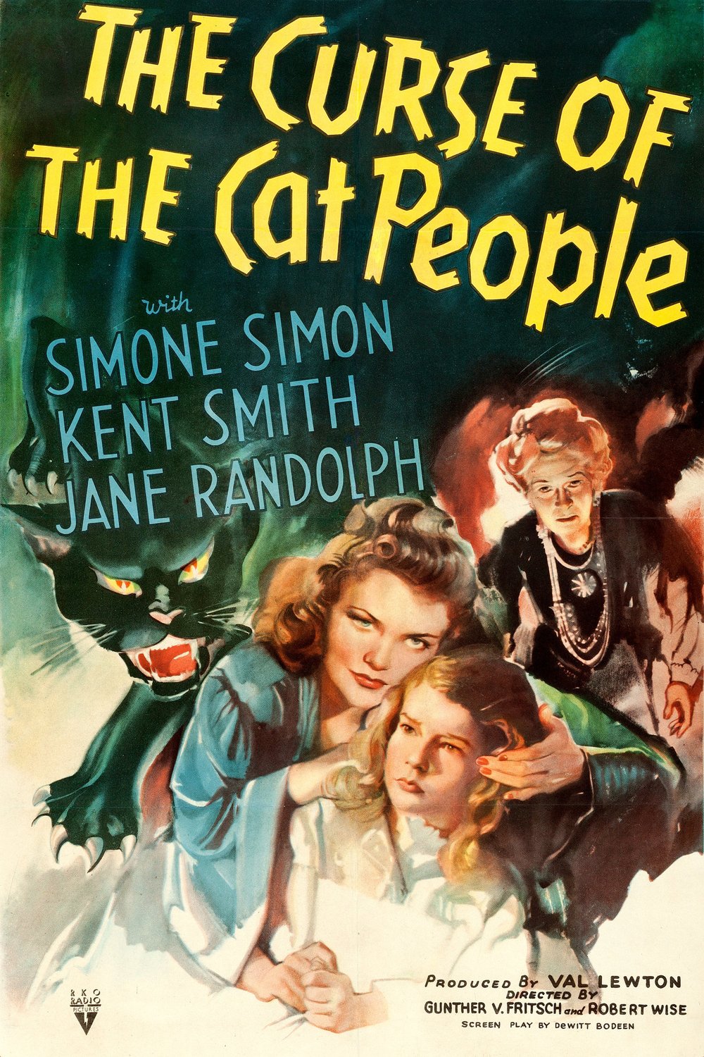 L'affiche du film The Curse of the Cat People