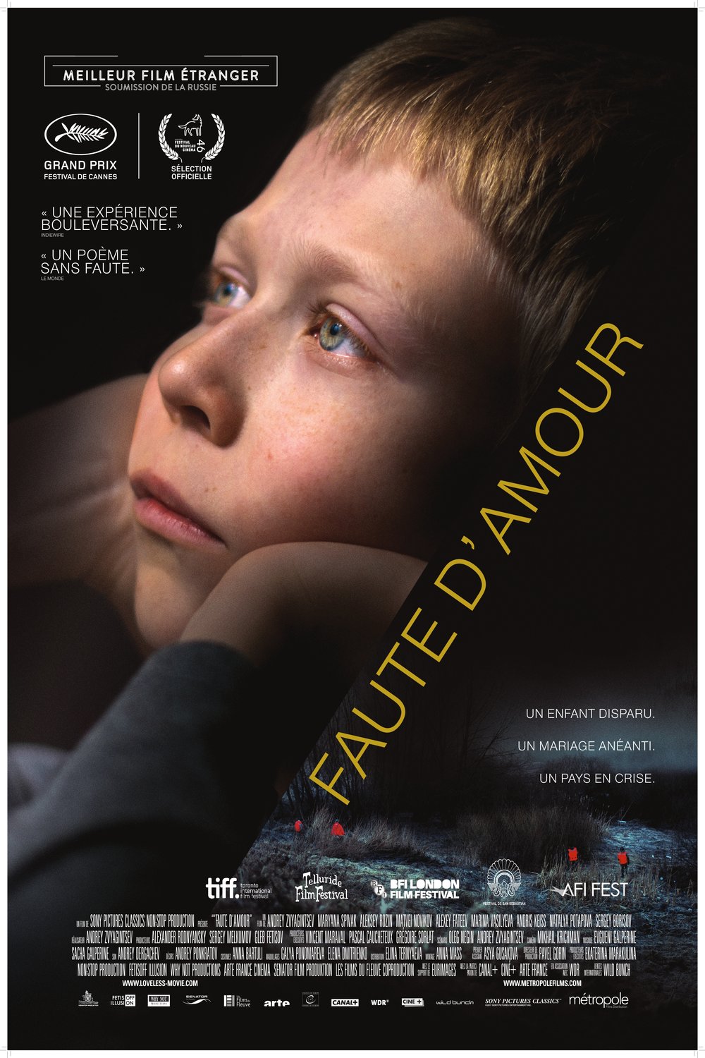 L'affiche du film Faute d'amour