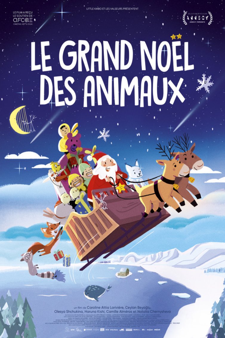 L'affiche du film Le grand Noël des animaux