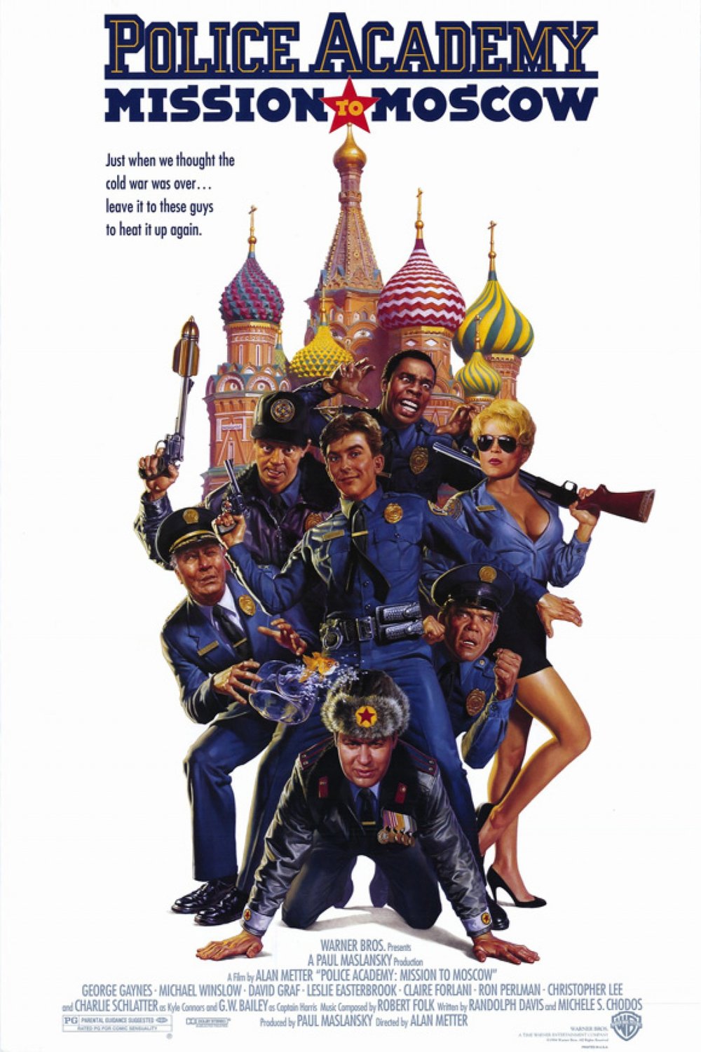 L'affiche du film Police Academy: Mission to Moscow [1994]