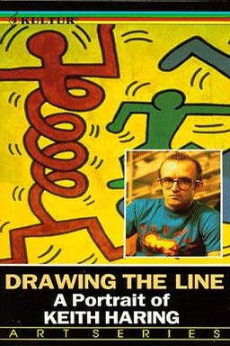 L'affiche du film Drawing the Line: A Portrait of Keith Haring [1990]