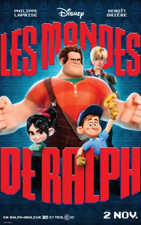 L'affiche du film Les Mondes de Ralph