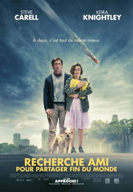 L'affiche du film Recherche ami pour partager fin du monde