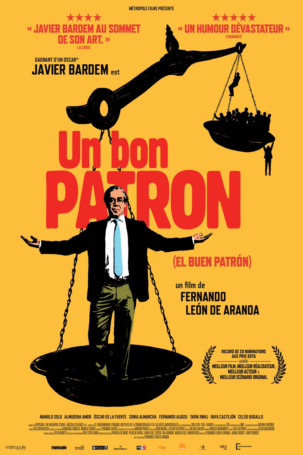 L'affiche du film Un Bon Patron