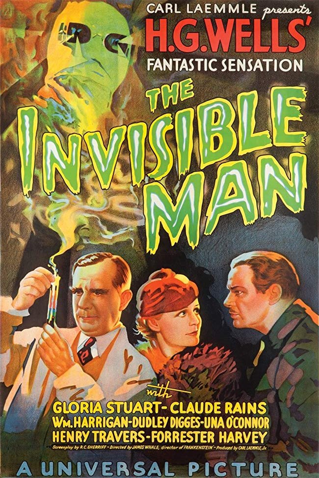 L'affiche du film L'homme invisible