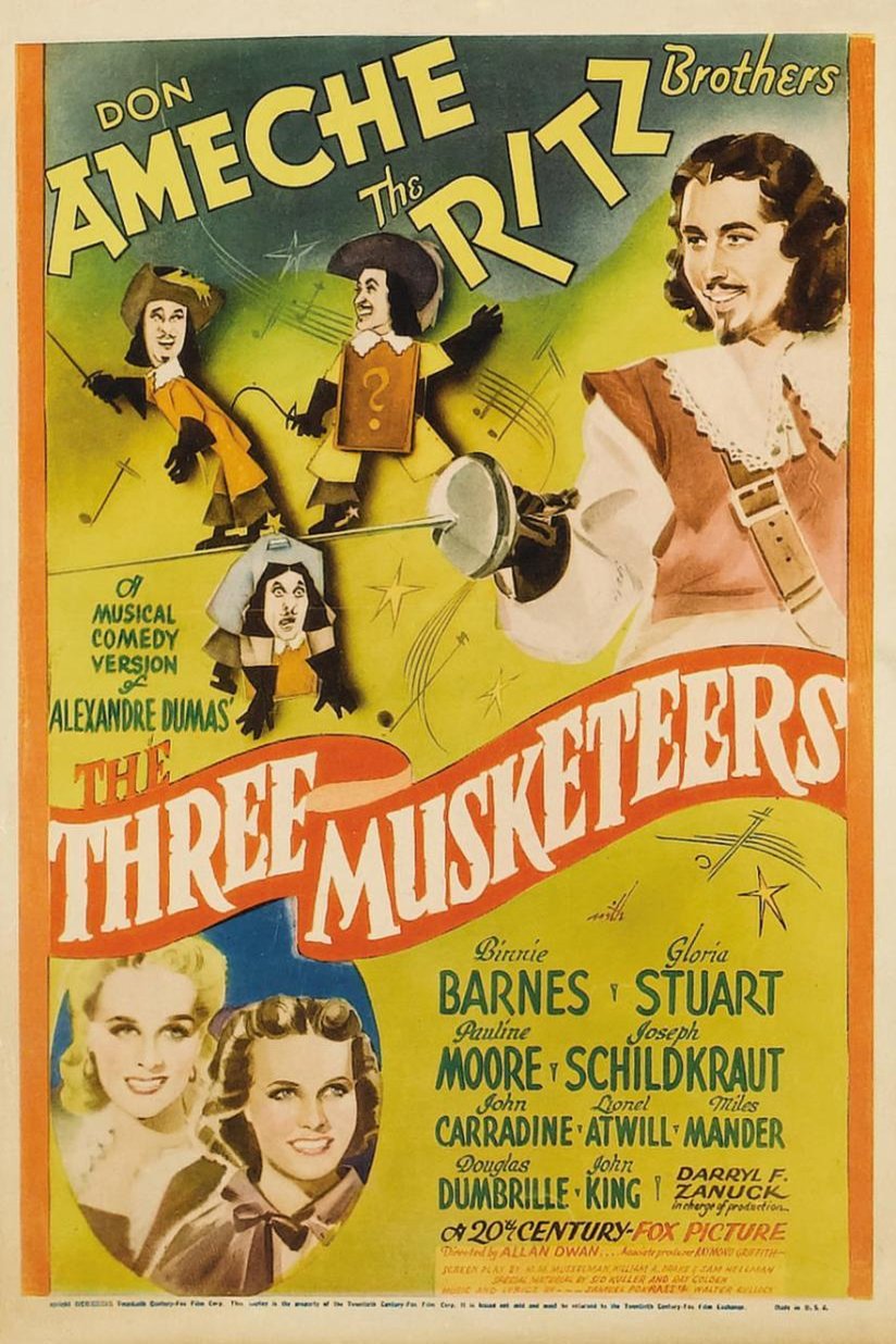Poster of the movie The Three Musketeers [1939]