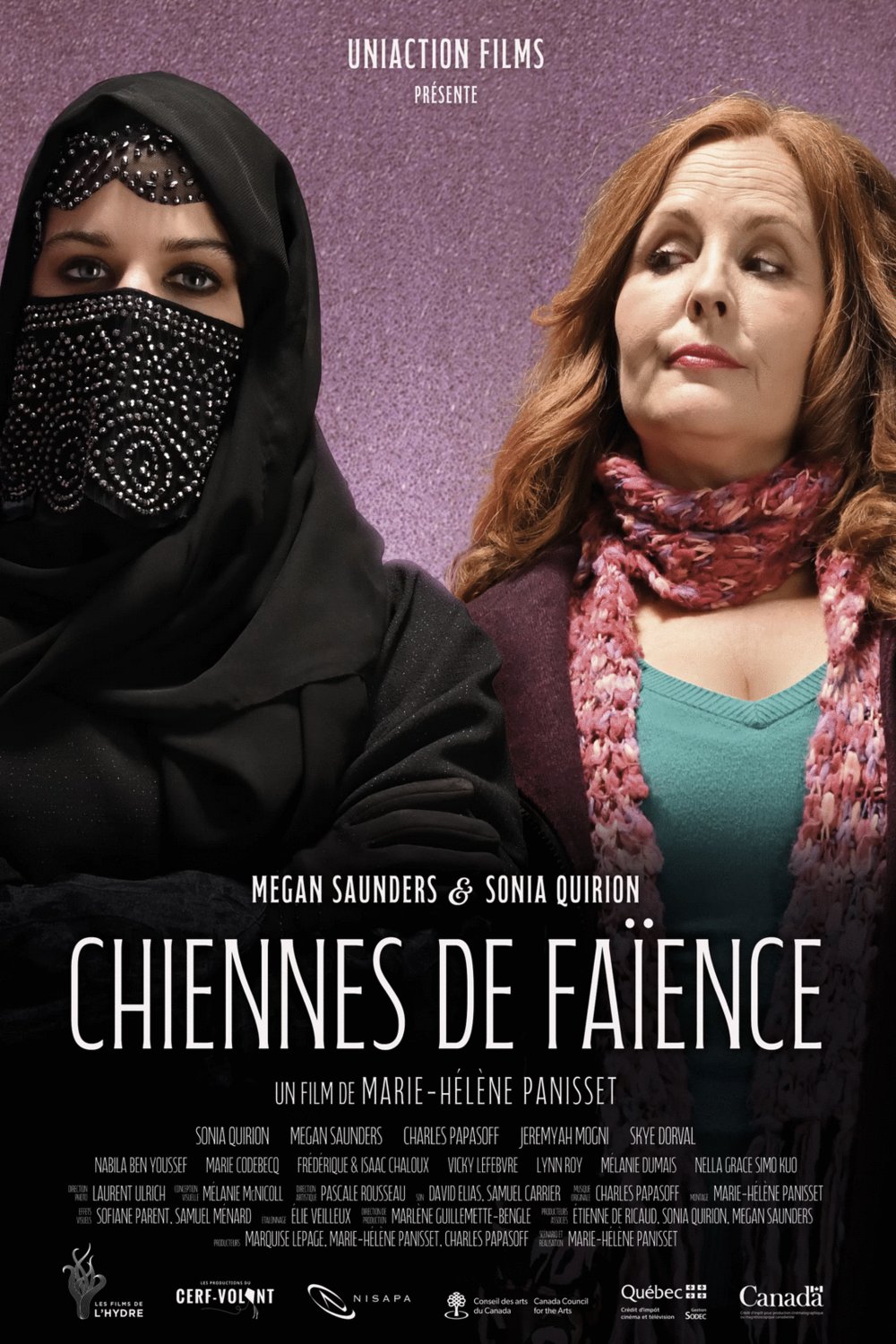L'affiche du film Chiennes de faïence [2025]