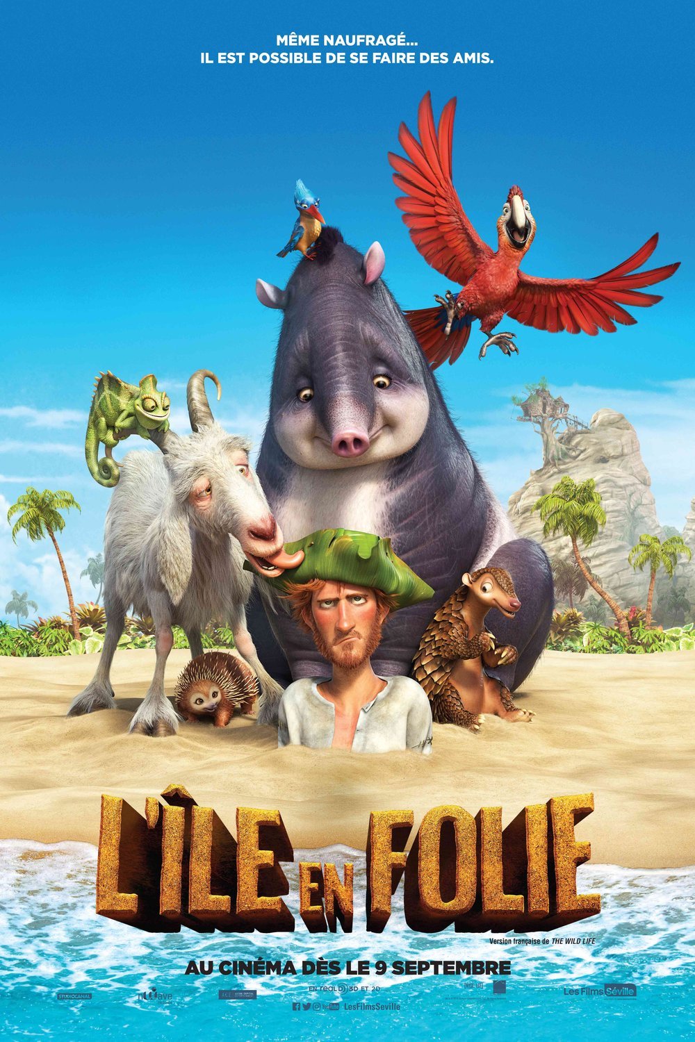 L'affiche du film L'Île en Folie