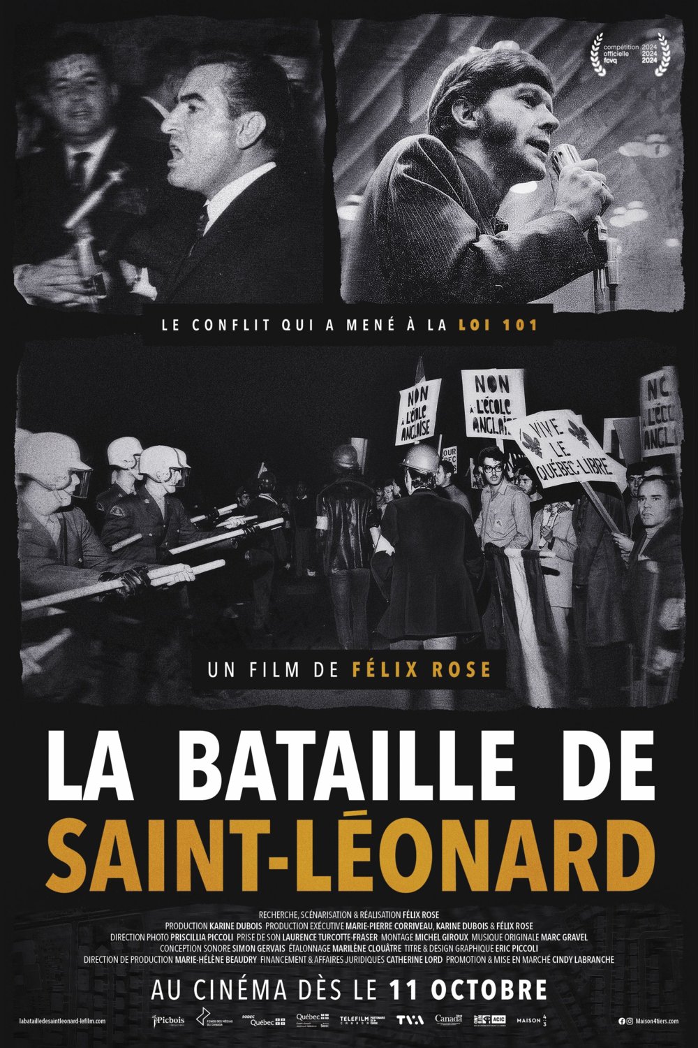 Poster of the movie La bataille de Saint-Léonard