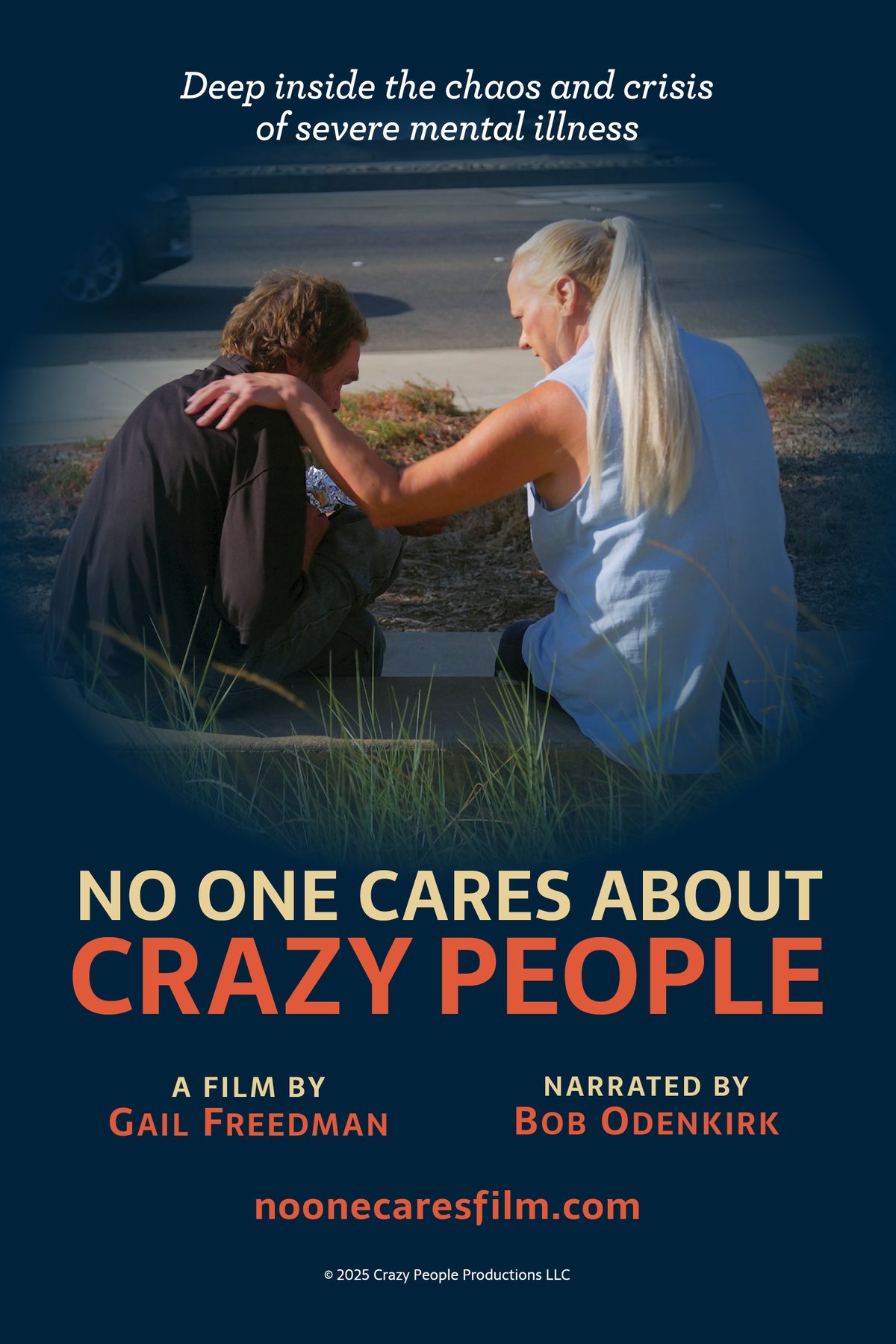 L'affiche du film No One Cares About Crazy People [2025]