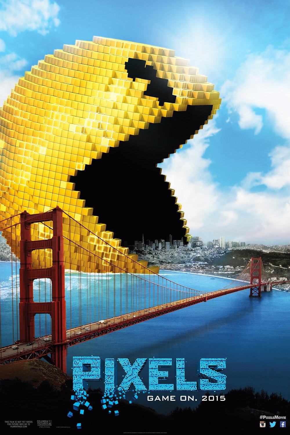 L'affiche du film Pixels [2015]