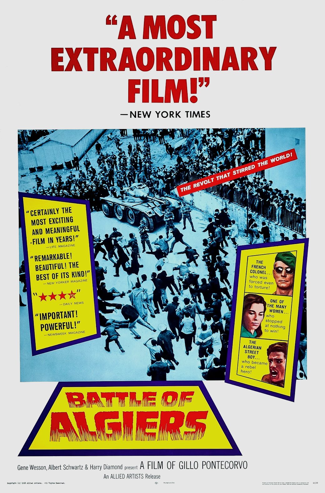 Poster of the movie The Battle of Algiers [1966]