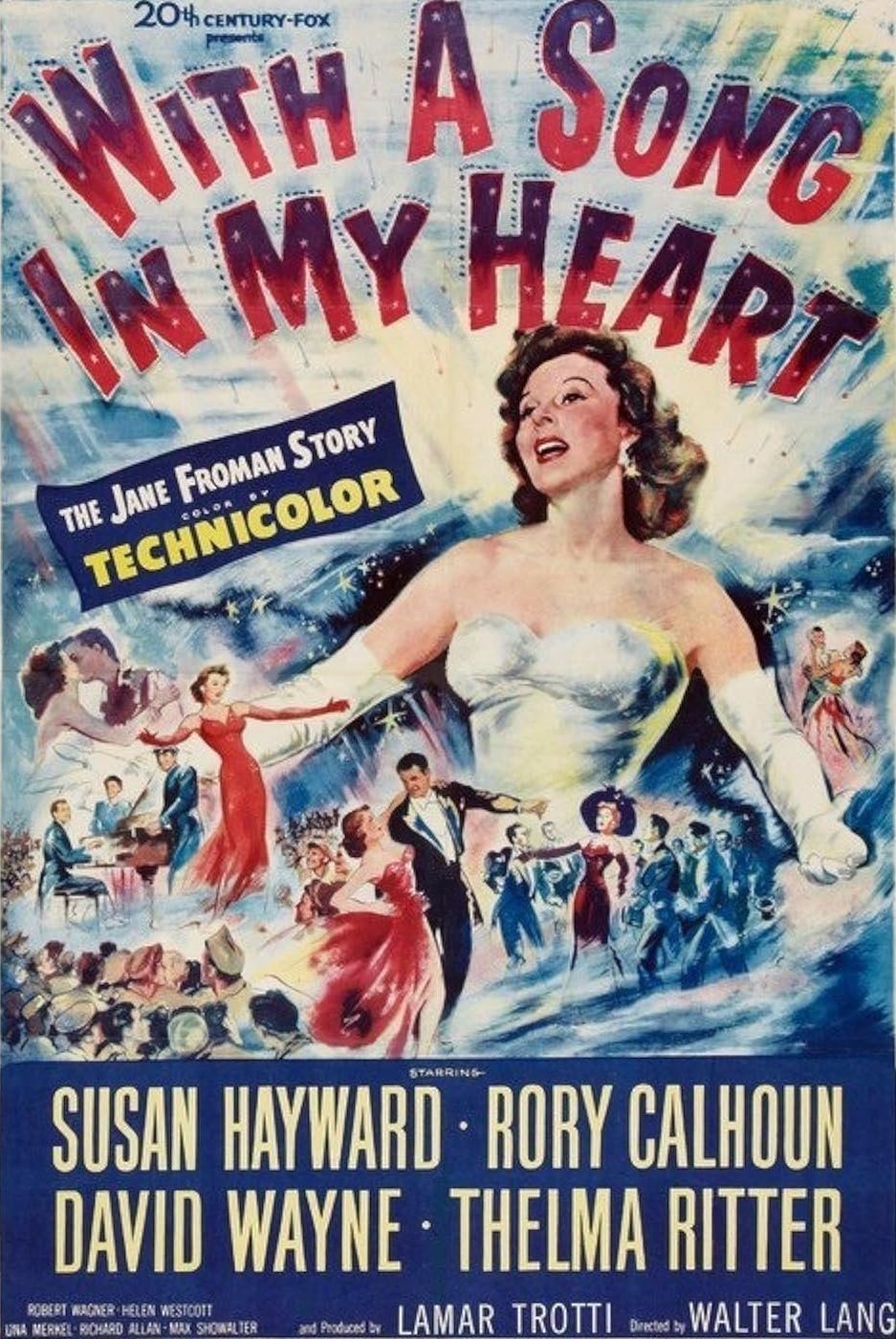 L'affiche du film With a Song in My Heart [1952]