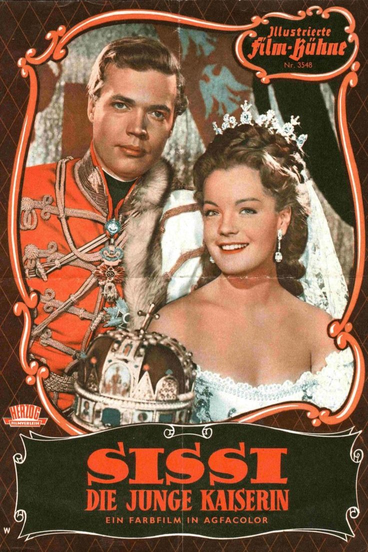 German poster of the movie Sissi - Die junge Kaiserin