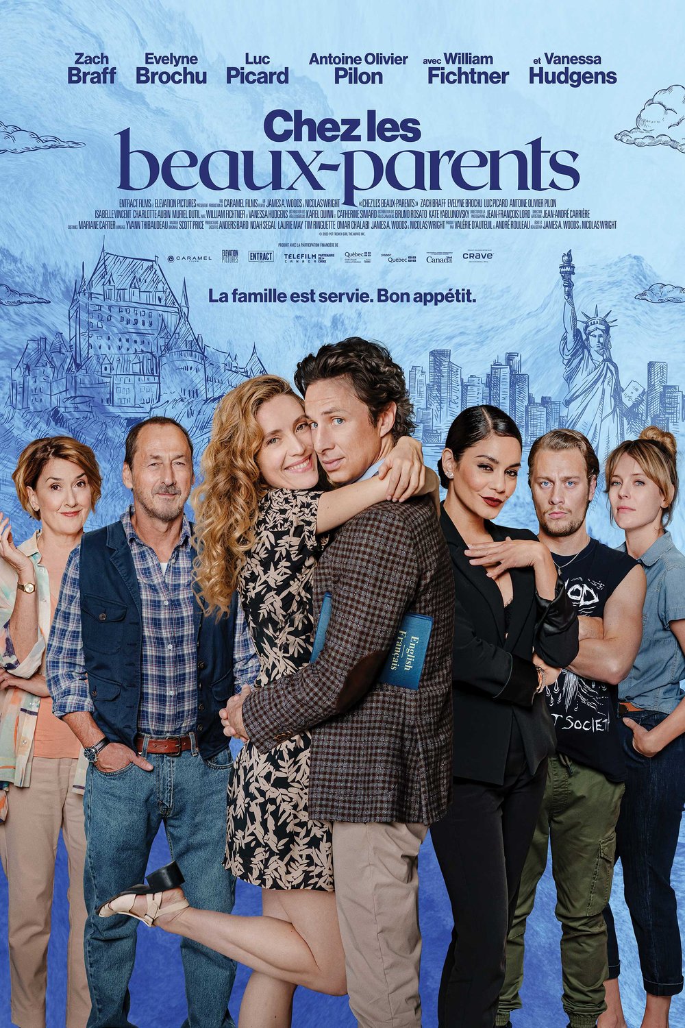 L'affiche du film Chez les beaux-parents