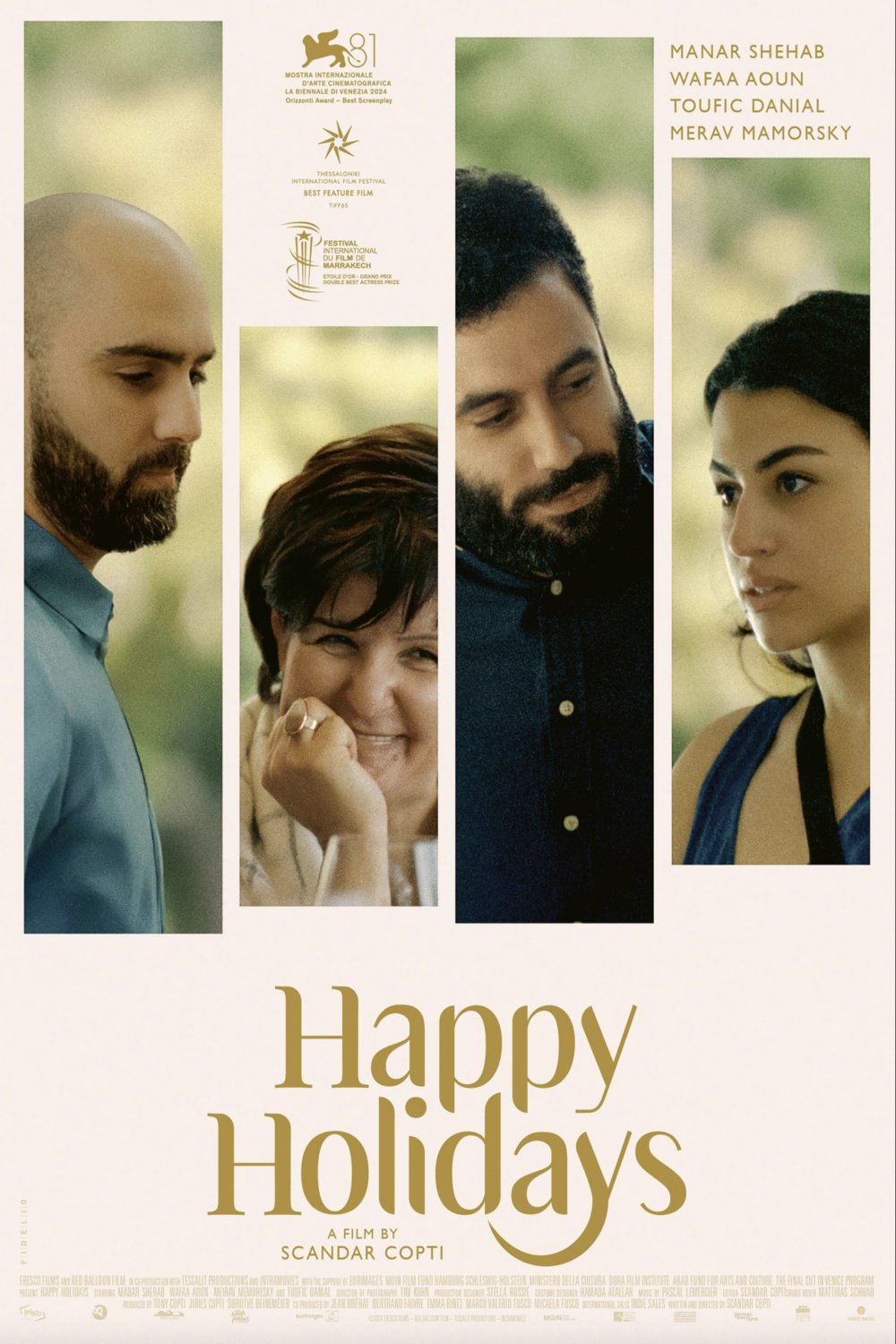 L'affiche du film Happy Holidays
