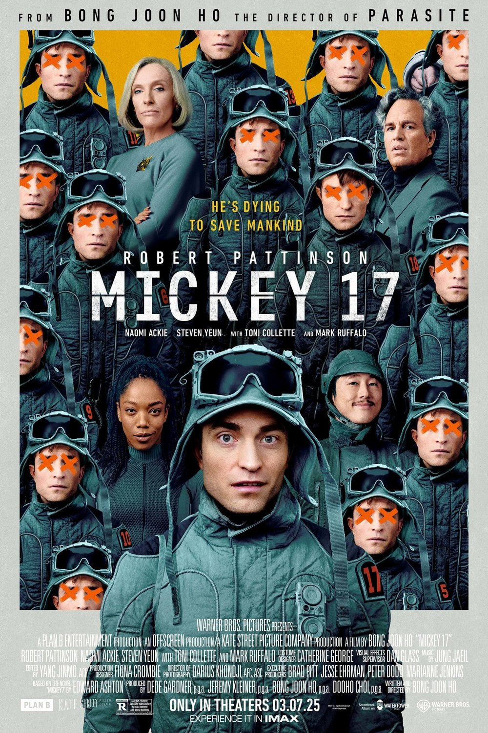 L'affiche du film Mickey 17 v.f.