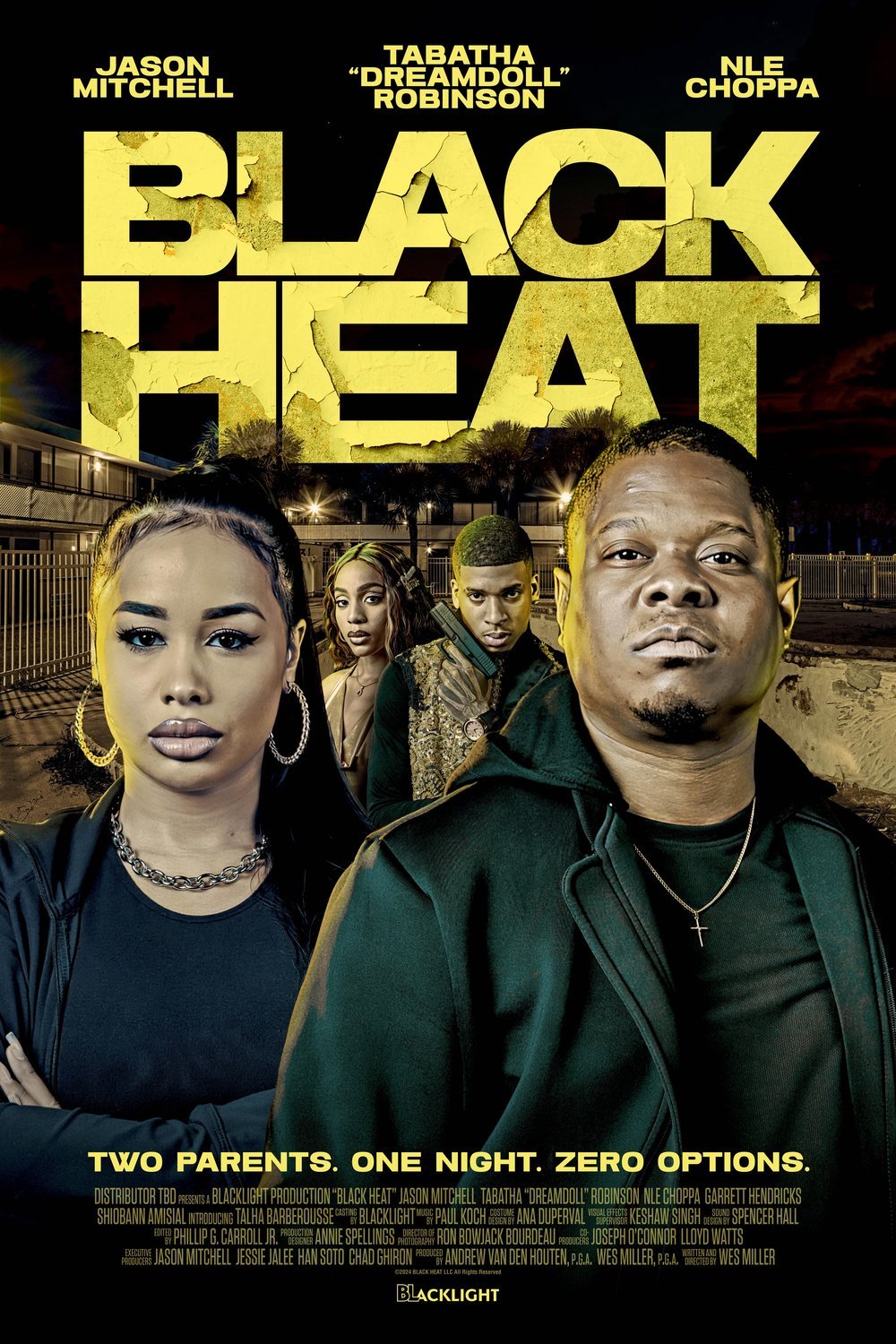 L'affiche du film Black Heat [2024]