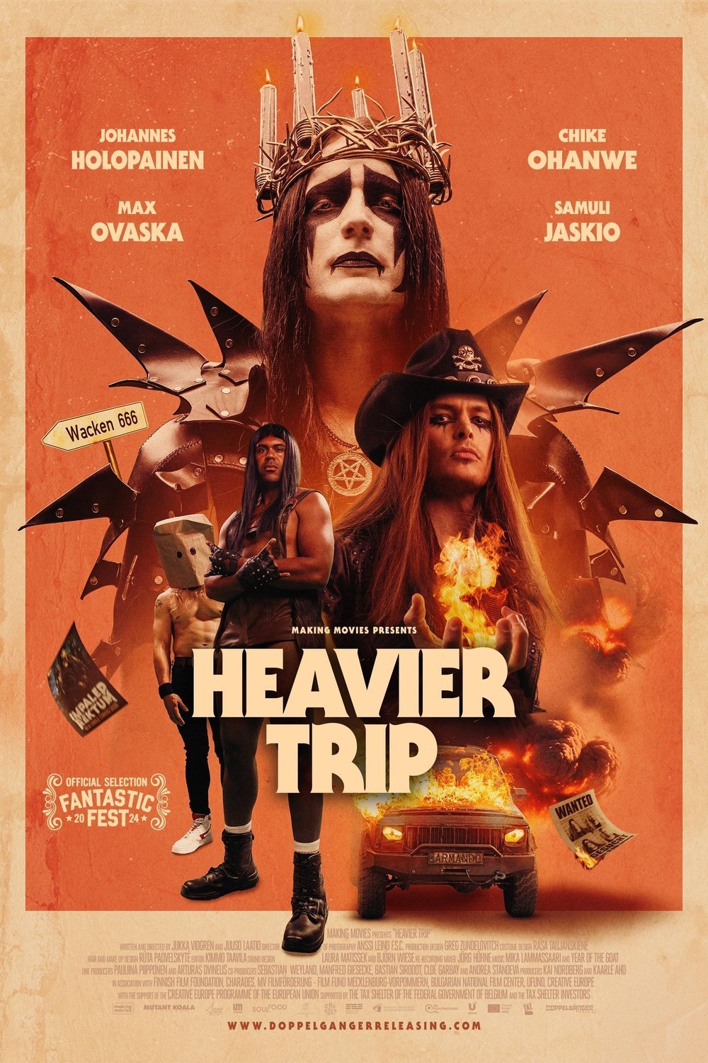 Finnish poster of the movie Heavier Trip