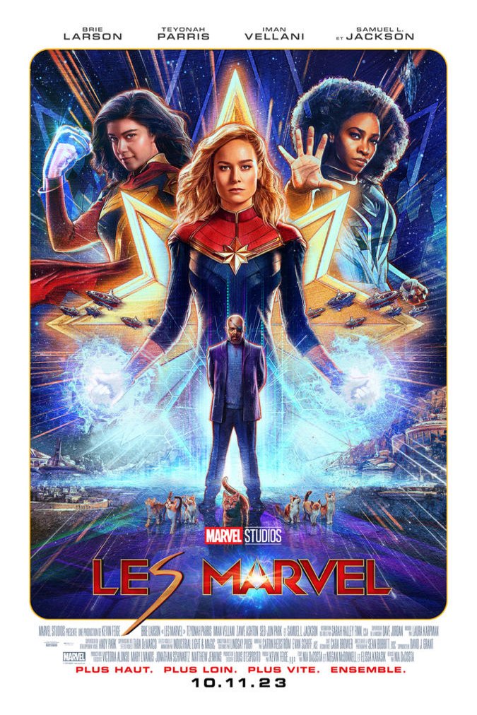 L'affiche du film Les Marvel