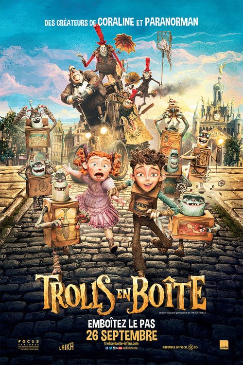 L'affiche du film Trolls en boîte