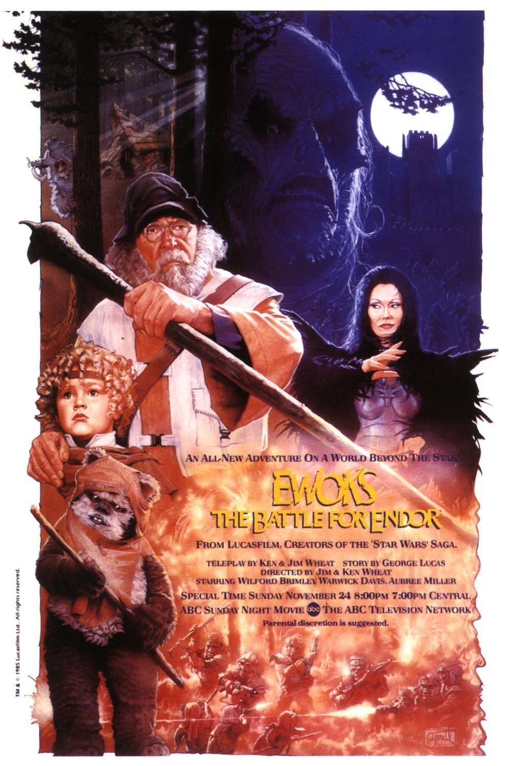 L'affiche du film Ewoks: The Battle for Endor [1985]