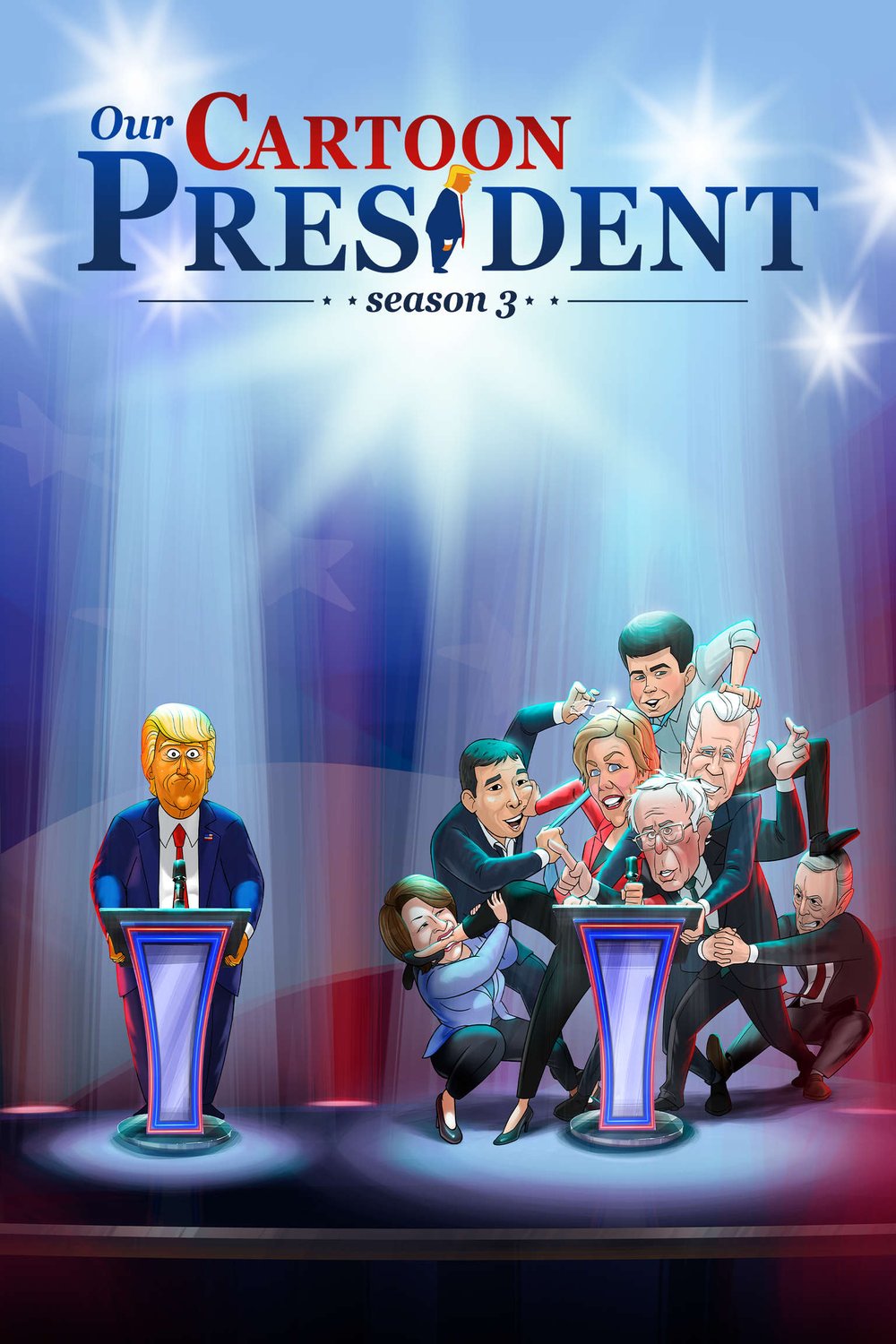 L'affiche du film Our Cartoon President [2018]