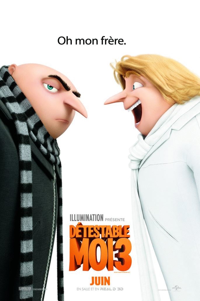 L'affiche du film Détestable-moi 3