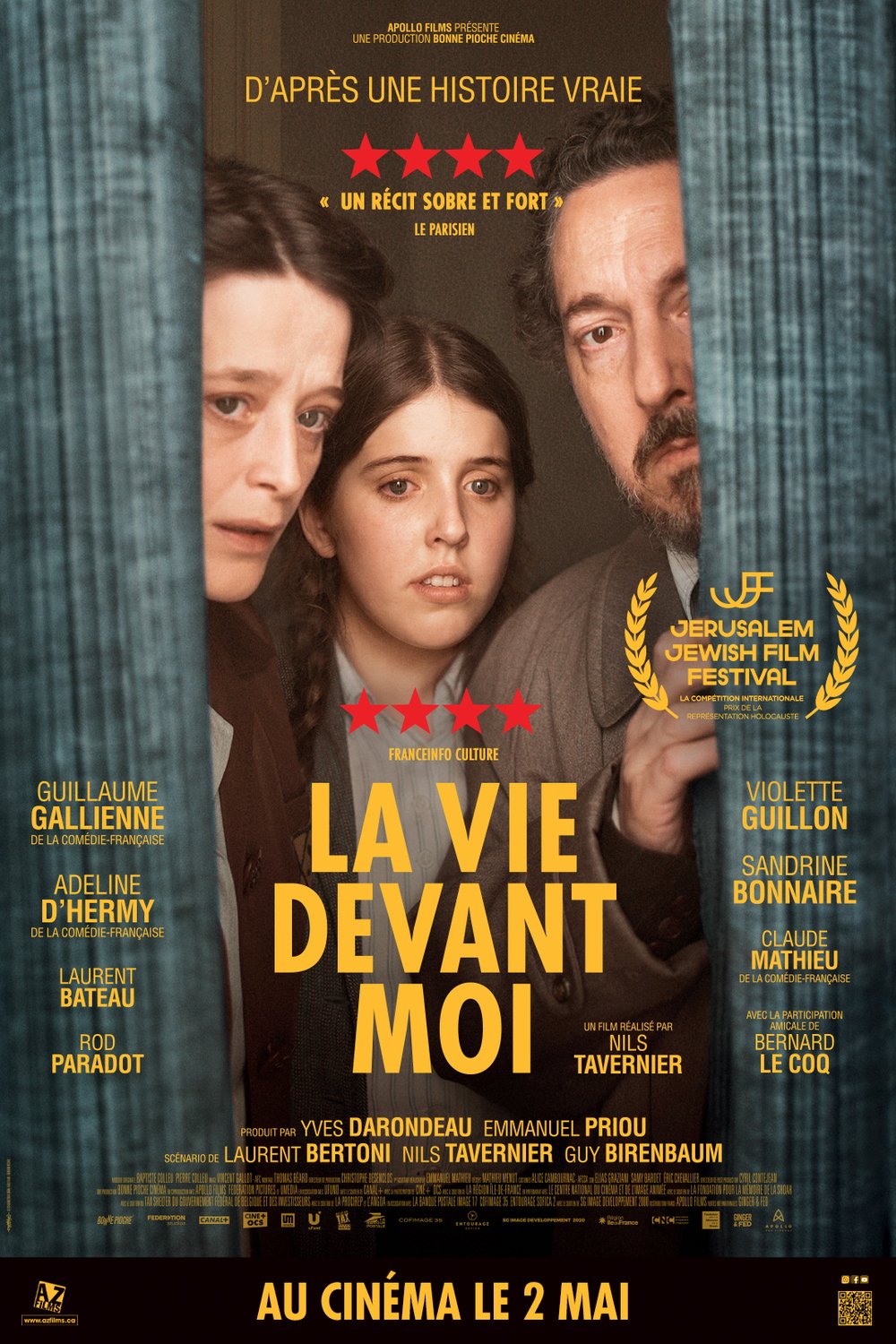 L'affiche du film La vie devant moi [2025]