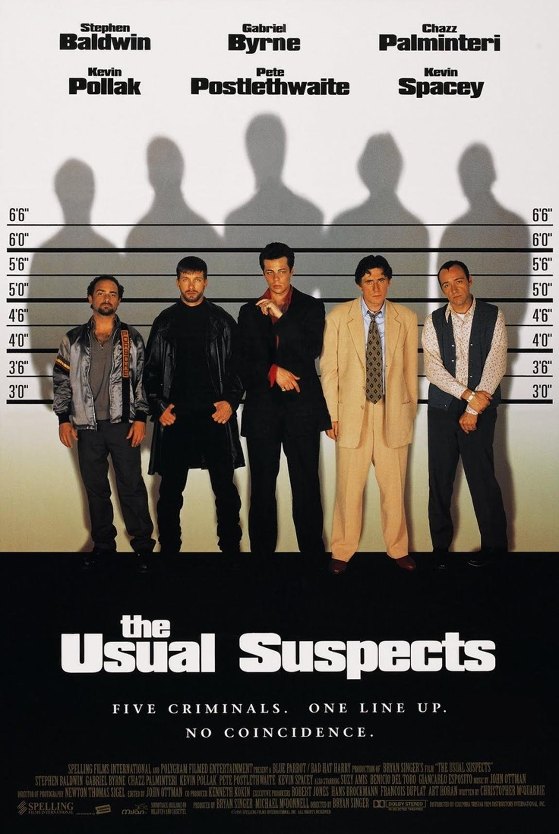 L'affiche du film The Usual Suspects