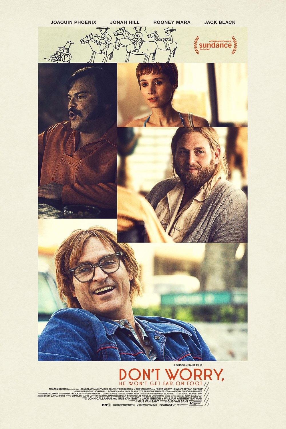 Poster of the movie Don't Worry, He Won't Get Far on Foot [2018]