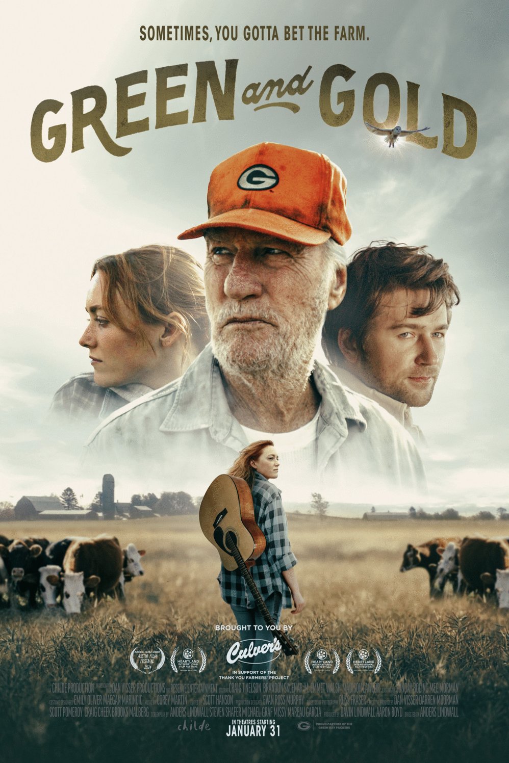 L'affiche du film God Loves the Green Bay Packers