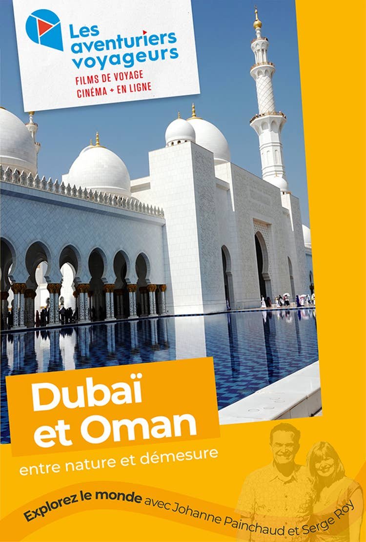 L'affiche du film Les aventuriers voyageurs: Dubaï et Oman, entre nature et démesure